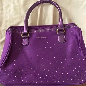 Purple Sparkle Victoria Secret handbag
